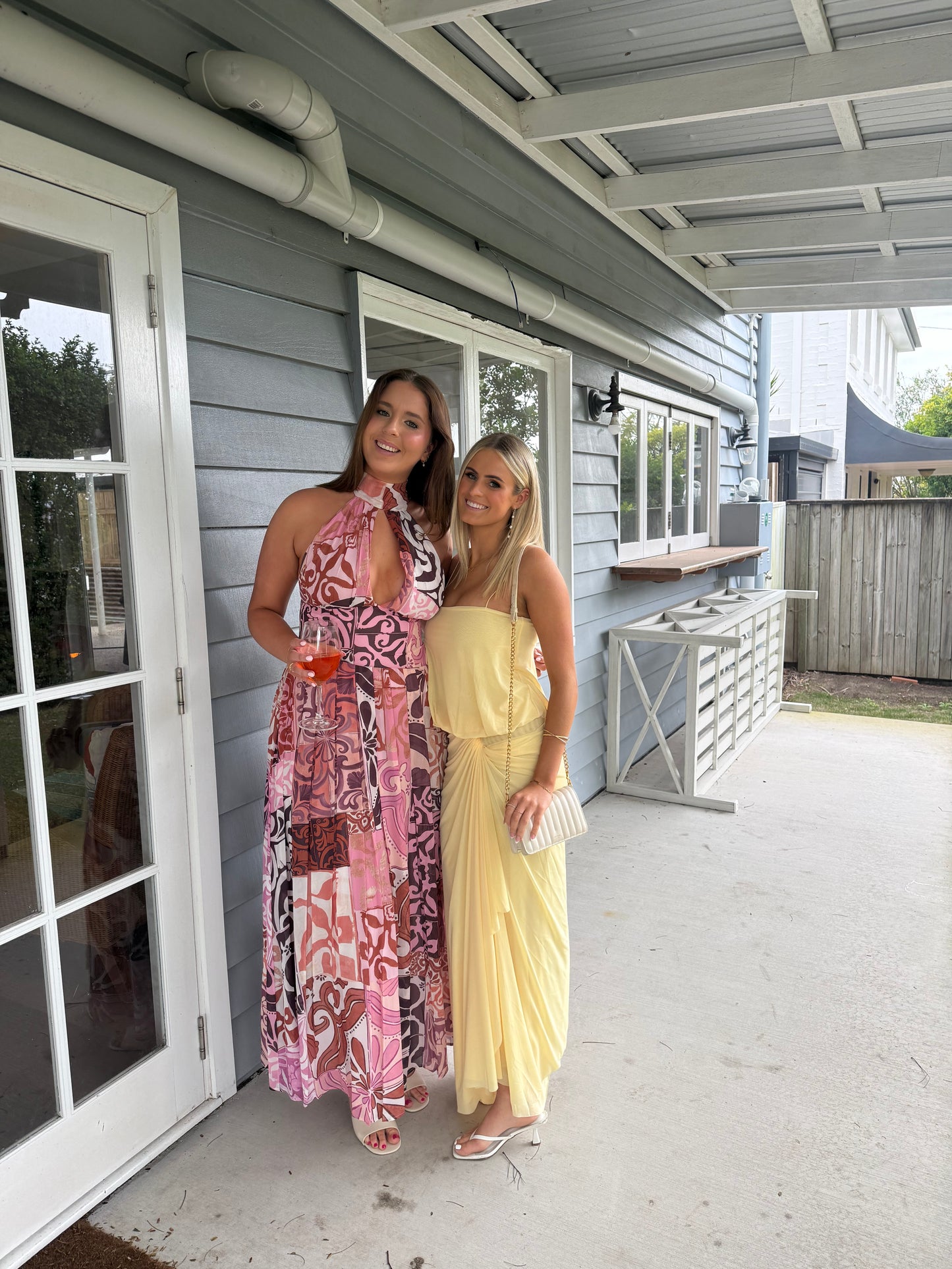 Kora Blouson Maxi Dress