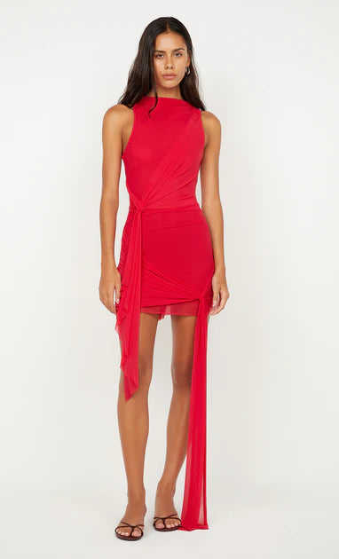 Deija Mini Dress in Strawberry