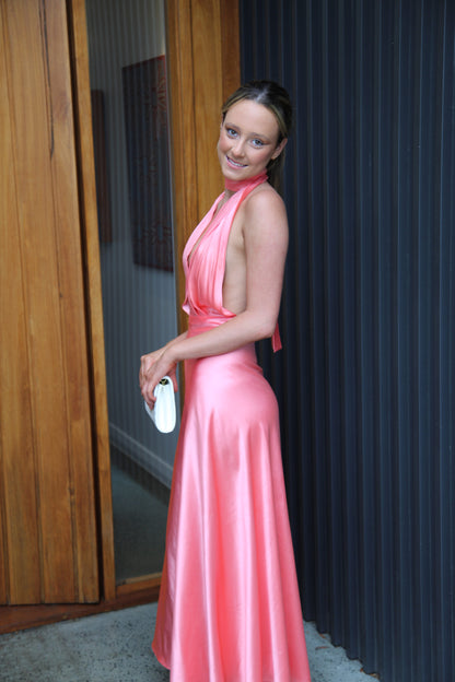 Custom Halter Maxi dress