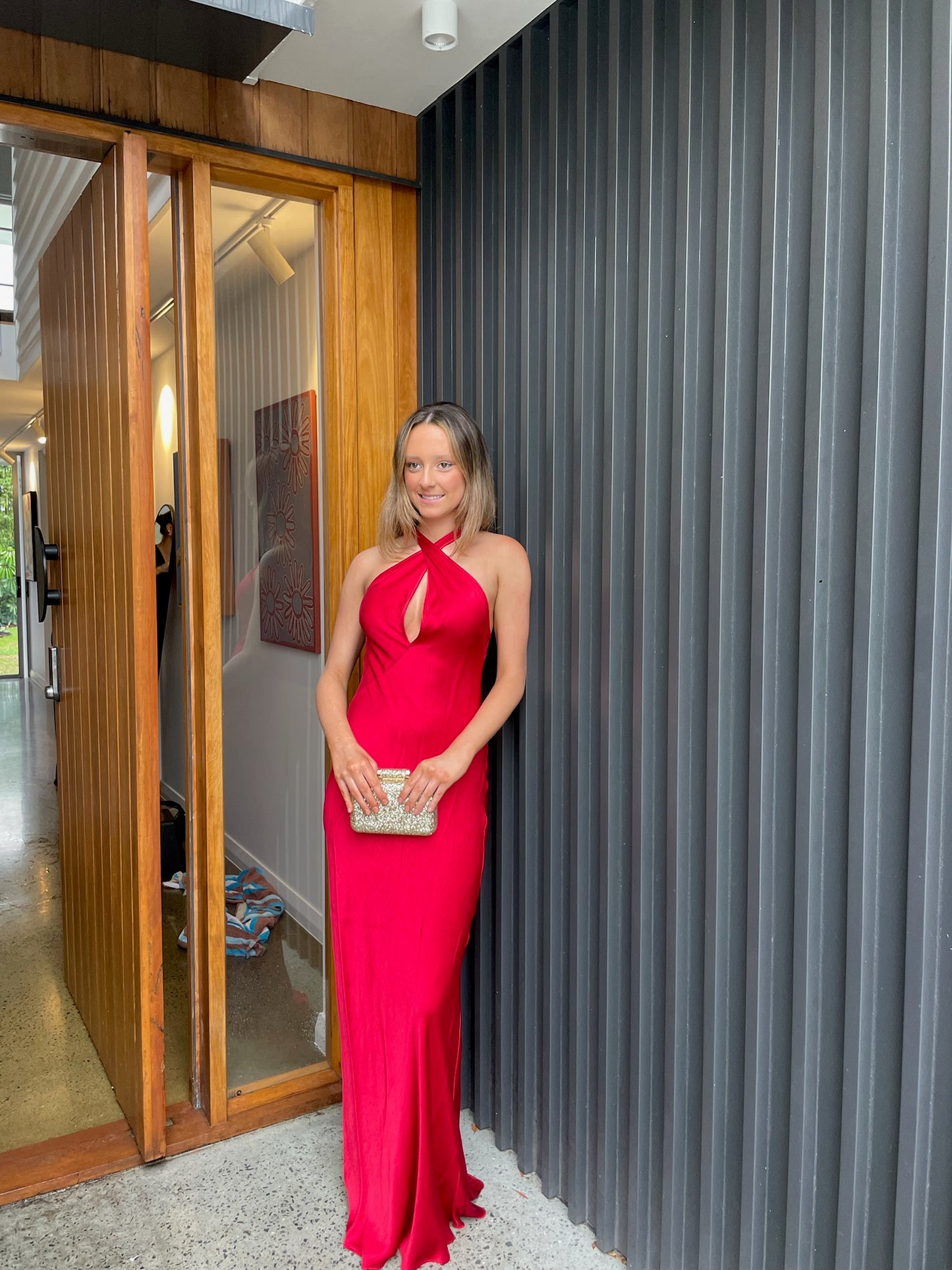 Elisa Twist Maxi Dress