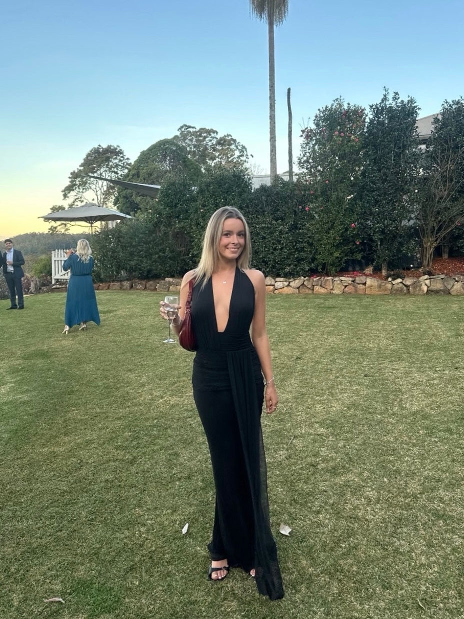 Cassie Drape Maxi Dress