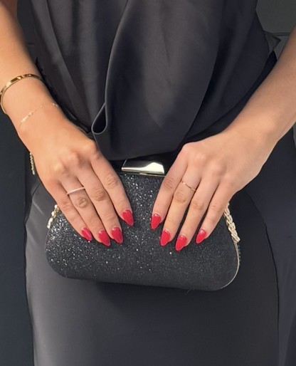 Black Sparkly Clutch