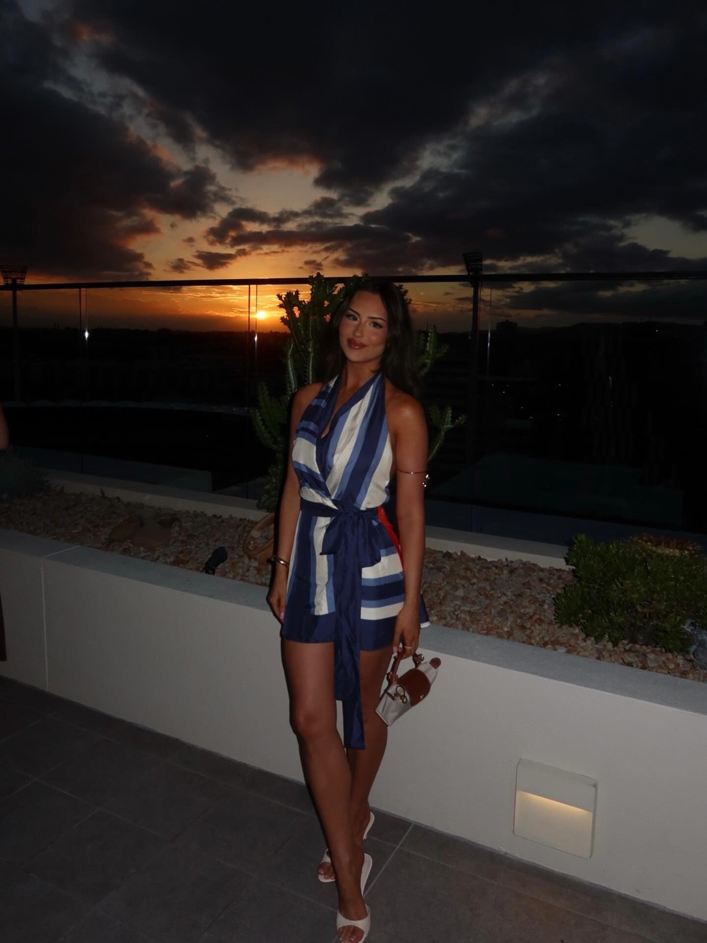 Dazed Wrap Halter Mini Dress