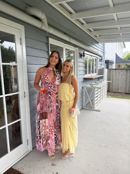Kora Blouson Maxi Dress